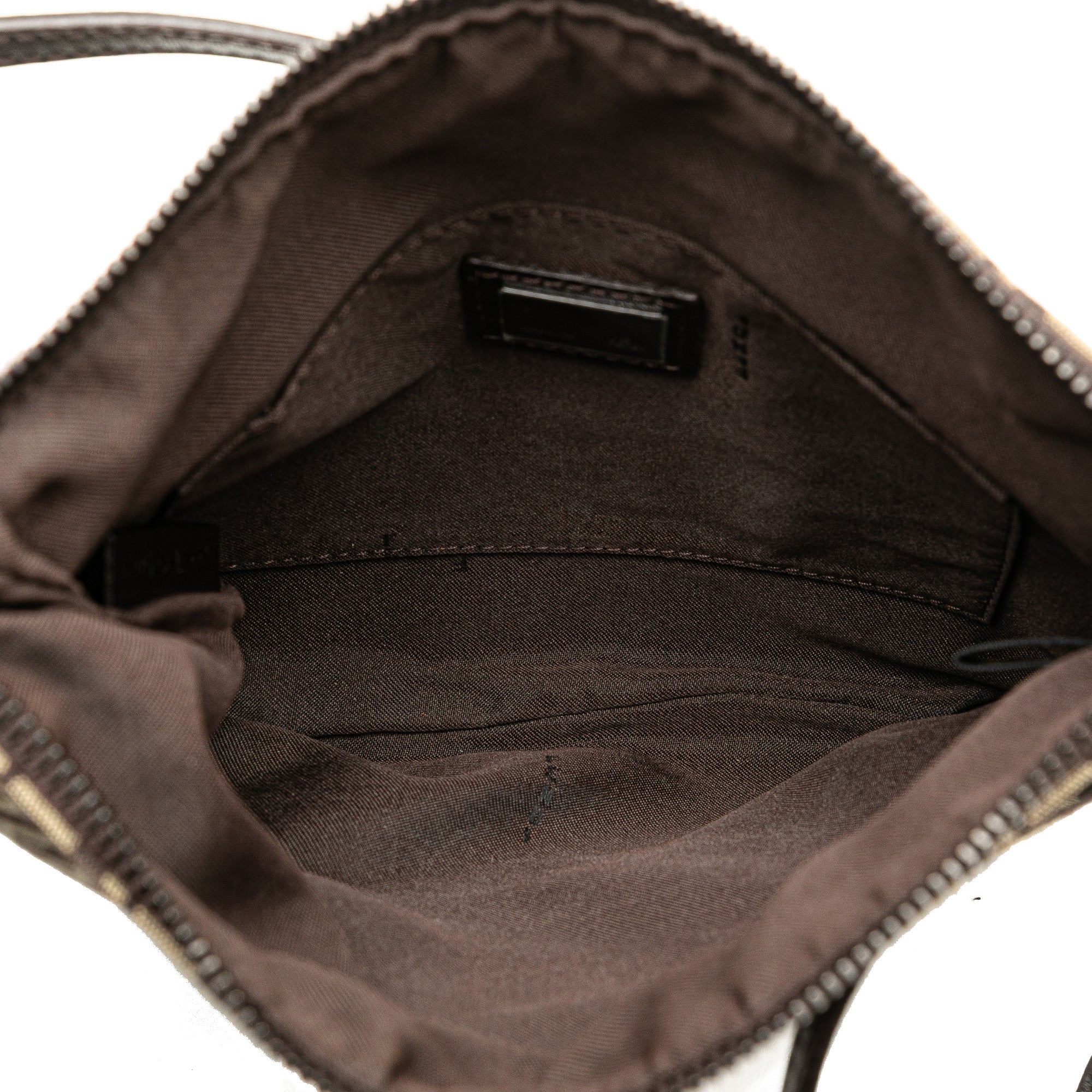 Fendi | Pre-Owned Zucchino Canvas Crossbody | Brown/Dark Brown