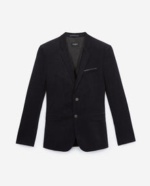 Formal Blue Velvet Jacket, Slim Fit | Men | Dark Navy