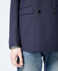 Wool Jacket | Men | Navy Blue