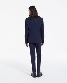 Wool Suit Jacket | Men | Dark Navy