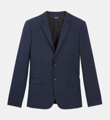 Wool Suit Jacket | Men | Dark Navy