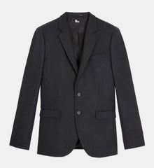 Gray Wool Suit Jacket | Men | Dark Grey