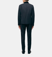 Wool Suit Jacket | Men | Black