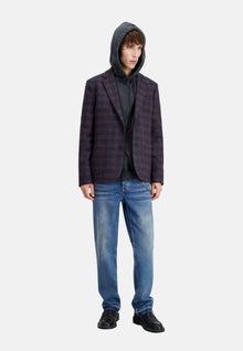 Checkered Wool Jacket | Men | Carreaux