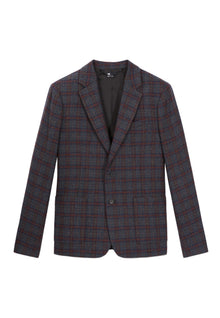 Checkered Wool Jacket | Men | Carreaux