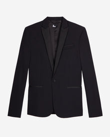 Tuxedo Fitted Jacket | Men | Black