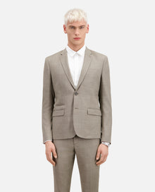 Wool Suit Jacket | Men | Beige