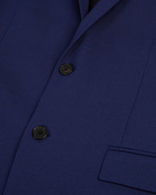 Bright Wool Suit Jacket | Men | Dark Blue