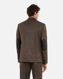 Wool Suit Jacket | Men | Brown