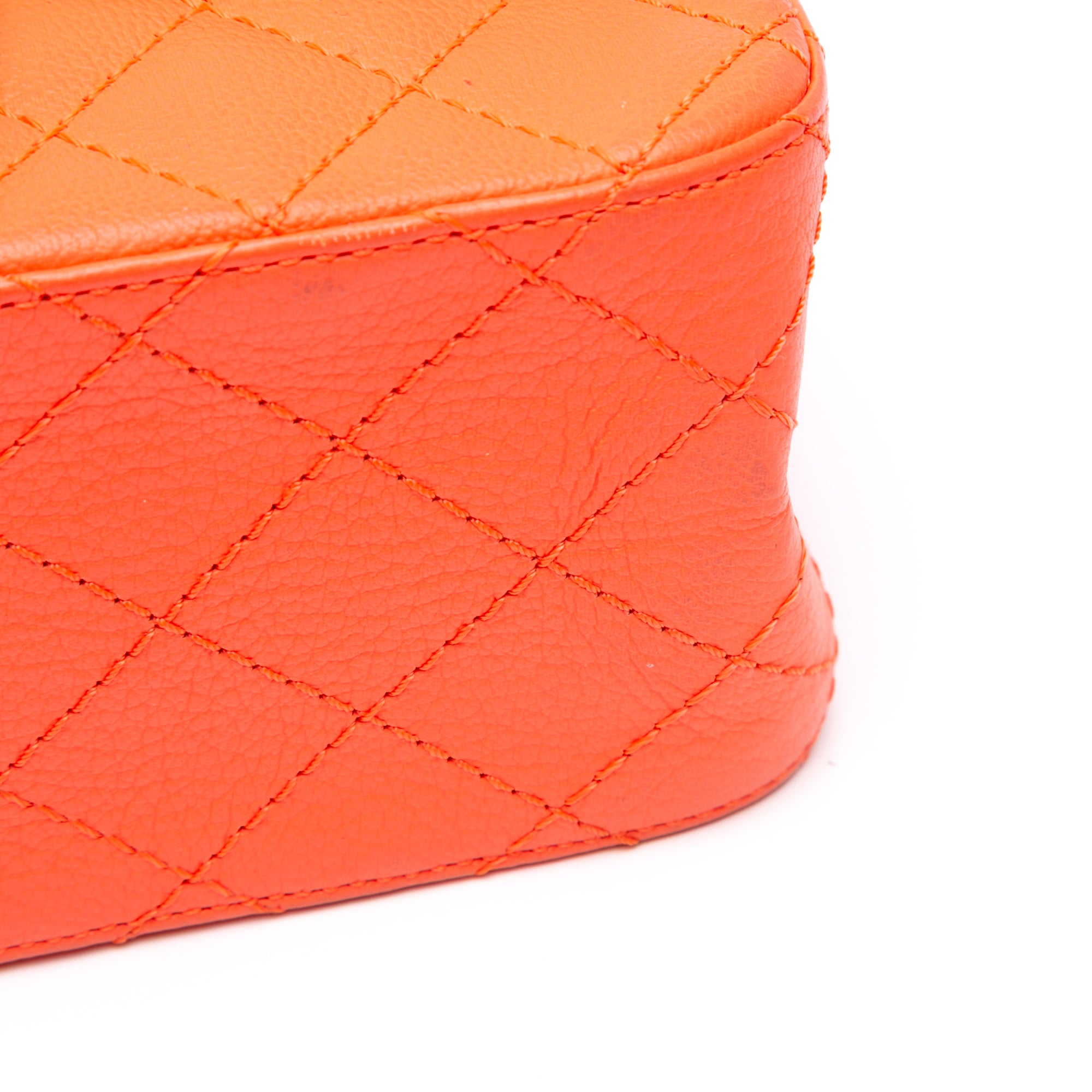 Chanel | Pre-Owned Mini Reissue 2.55 Quilted Goatskin Flap | Orange