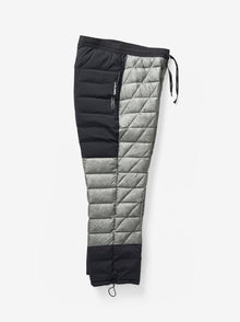 Man HYBRID DOWN SWEATPANT - Slate Gray - flat lay - side