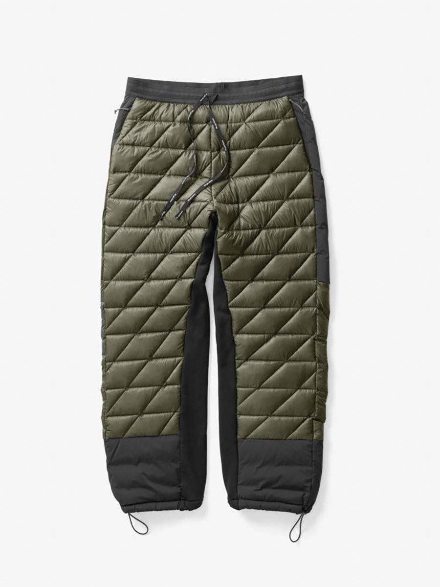 Mens | Hybrid Down Sweatpant | Stone Green