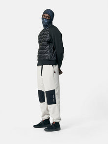 Hybrid Down Crew + balaclava + pants - side