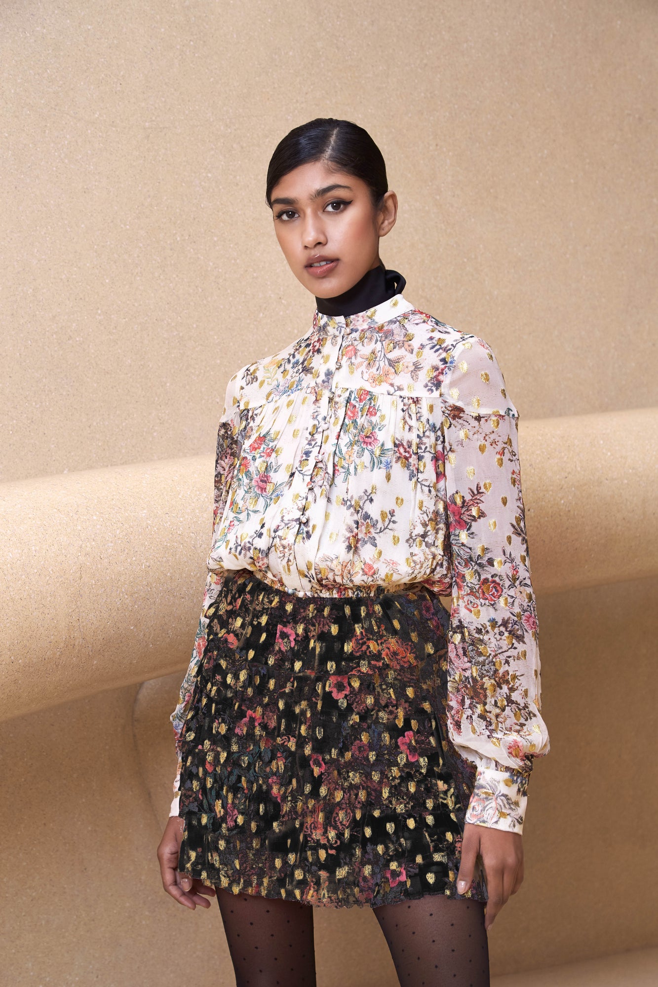 Rococo Sand | Jane Short Skirt | Black