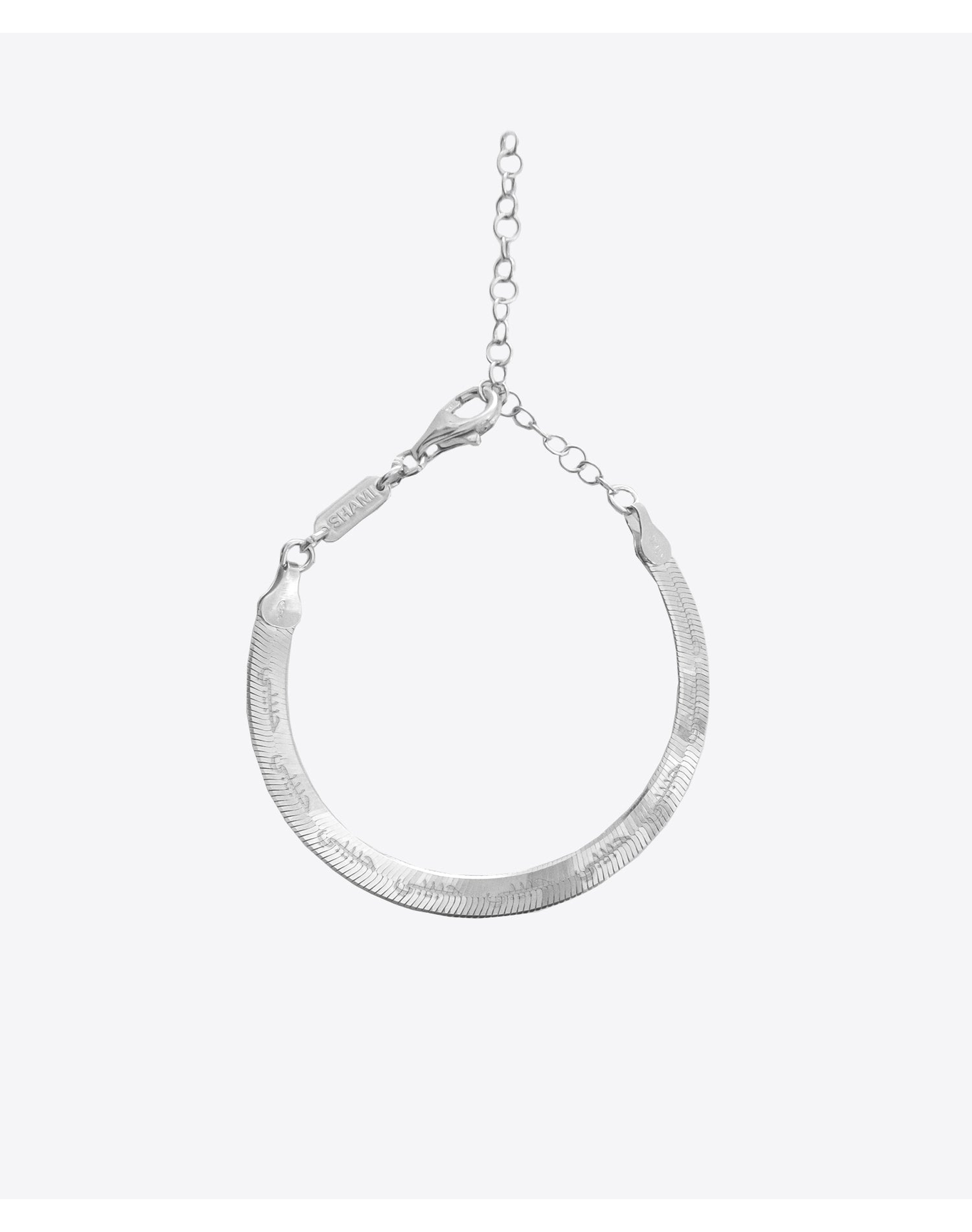 Habibi Herringbone Chain Bracelet Anklet for My Love | 14kt Gold Plated Silver and Silver