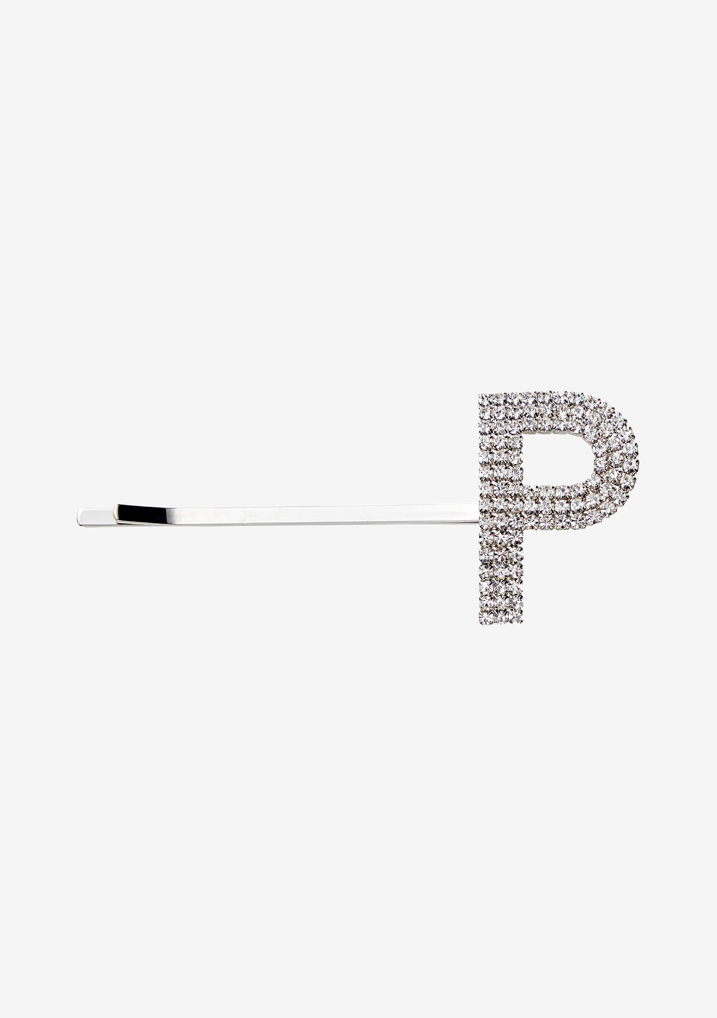 Rhinestone Alphabet Hair Clip - Retrofete