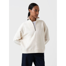 Half Zip Loopback Sweatshirt | Women | Undyed