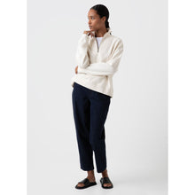 Half Zip Loopback Sweatshirt | Women | Undyed