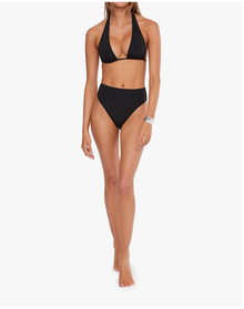 Halter Bikini Top | Black (V2)