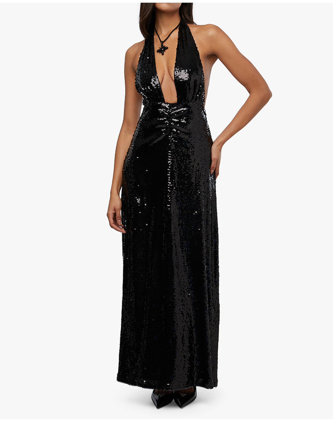 Halter Dress | Black