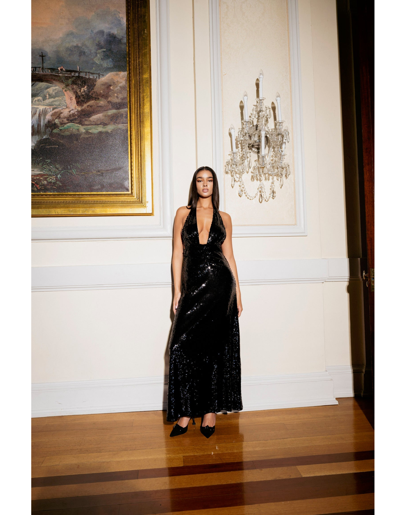Halter Dress | Black