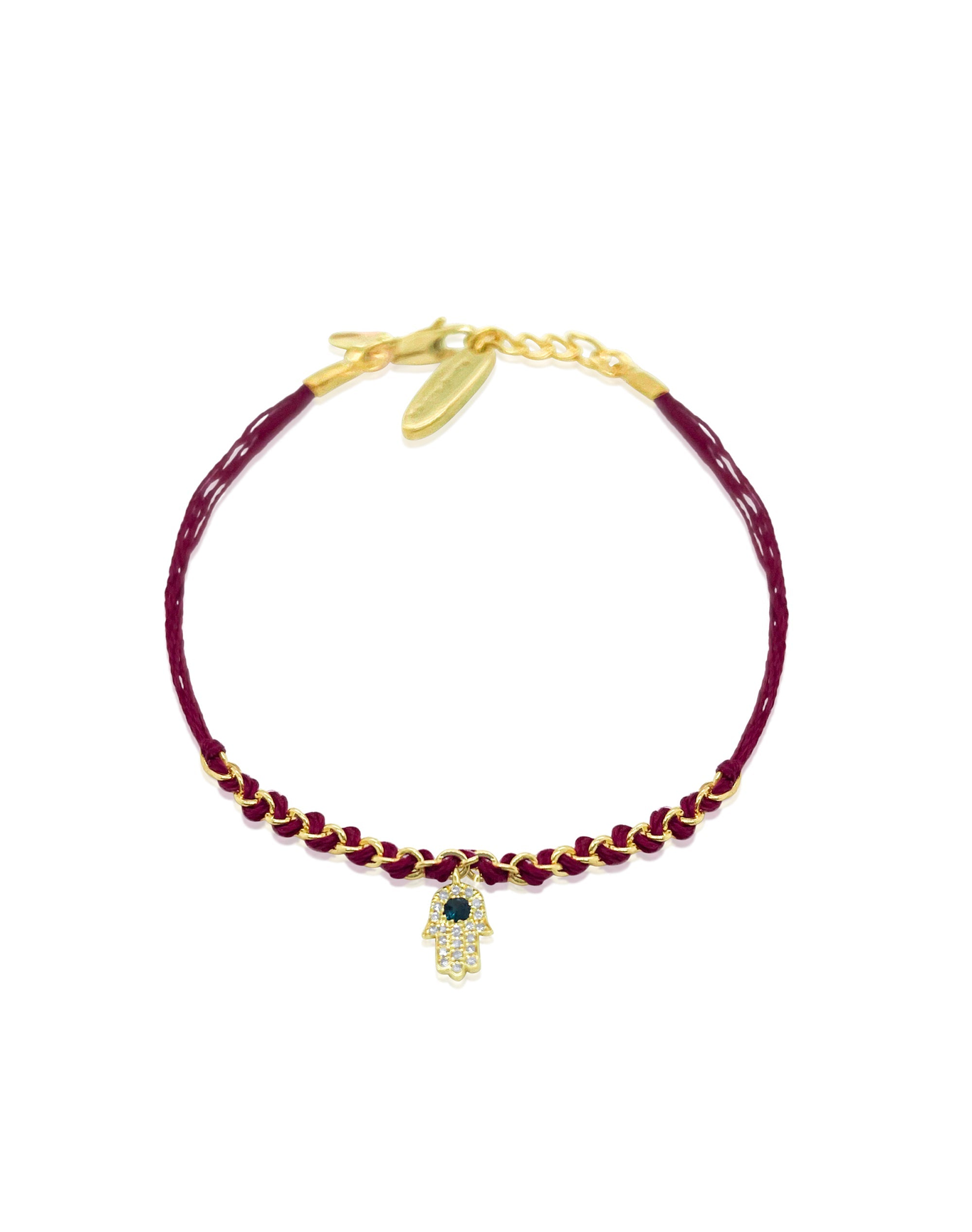 Hamsa Bracelet | Burgundy