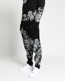 Hanging Floral Distressed Sweater Pant-Mens-Twenty