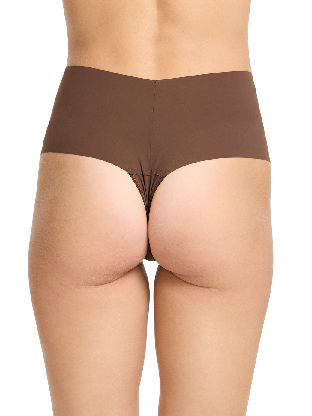 BreatheSoft Hi-Rise Thong | Mahogany