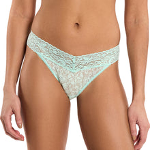 Flora Lace Original Rise Thong | Mint Tea (Green)