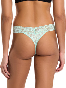 Flora Lace Original Rise Thong | Mint Tea (Green)