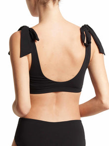 Swim Scoop Bikini Top | Black