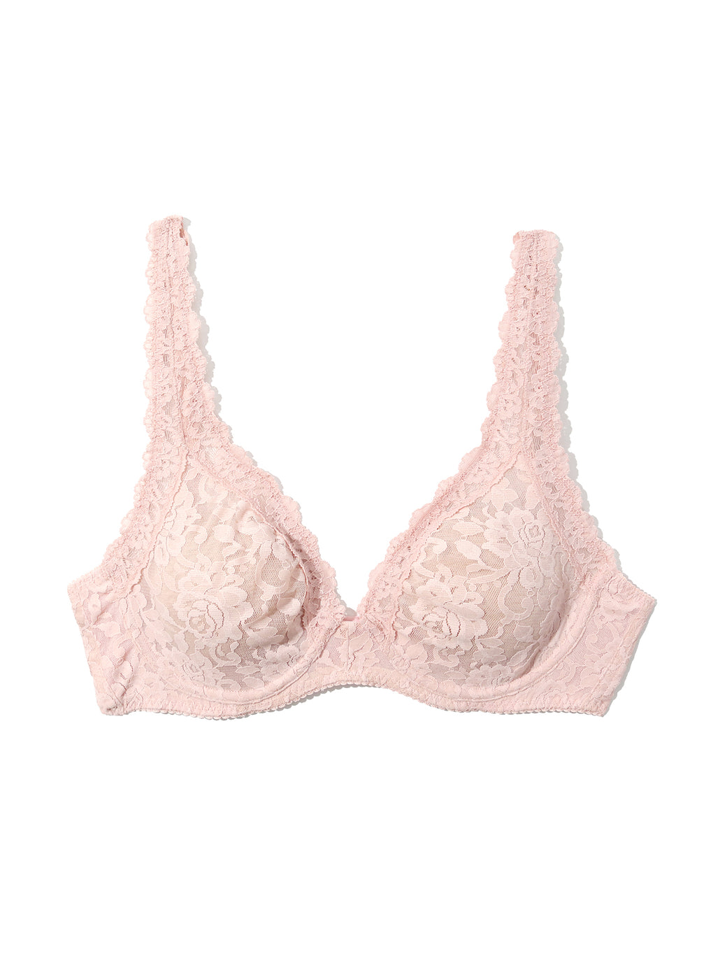 Signature Lace Unlined Underwire Bra | Blushing Rose