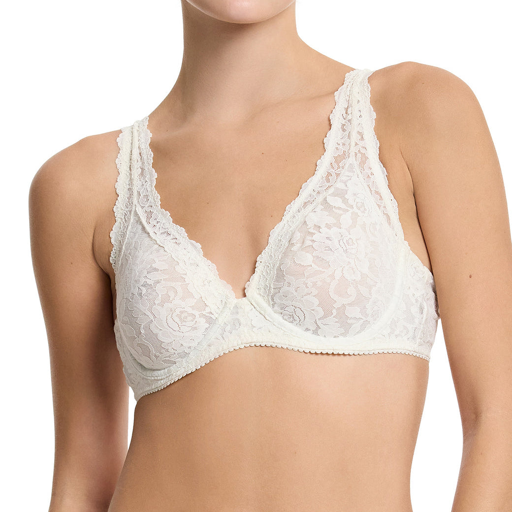 Signature Lace Unlined Underwire Bra | Marshmallow