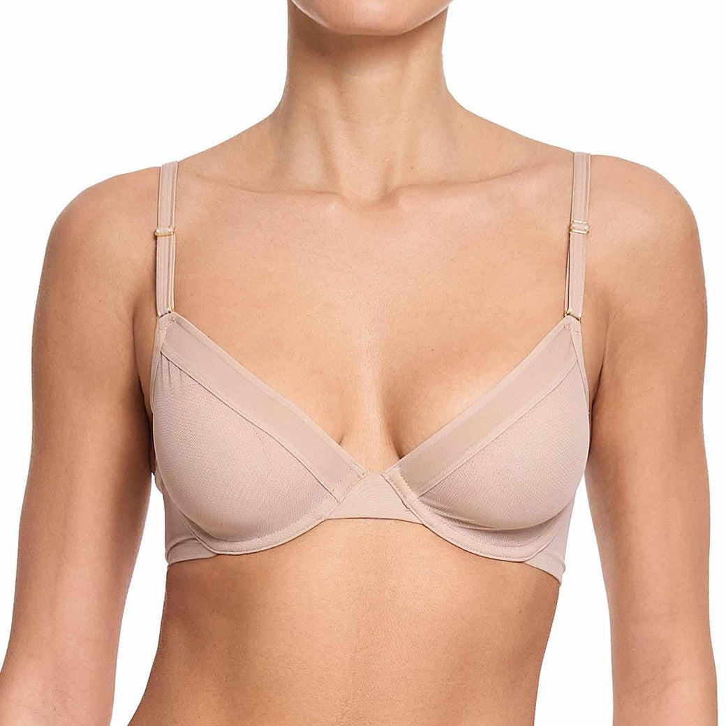 Unlined Mesh Underwire Bra | Chai
