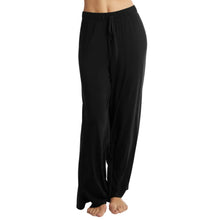 Unwind Modal Drawstring Wide Leg Pant | Black
