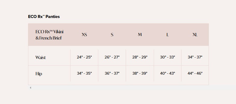 Product size guide