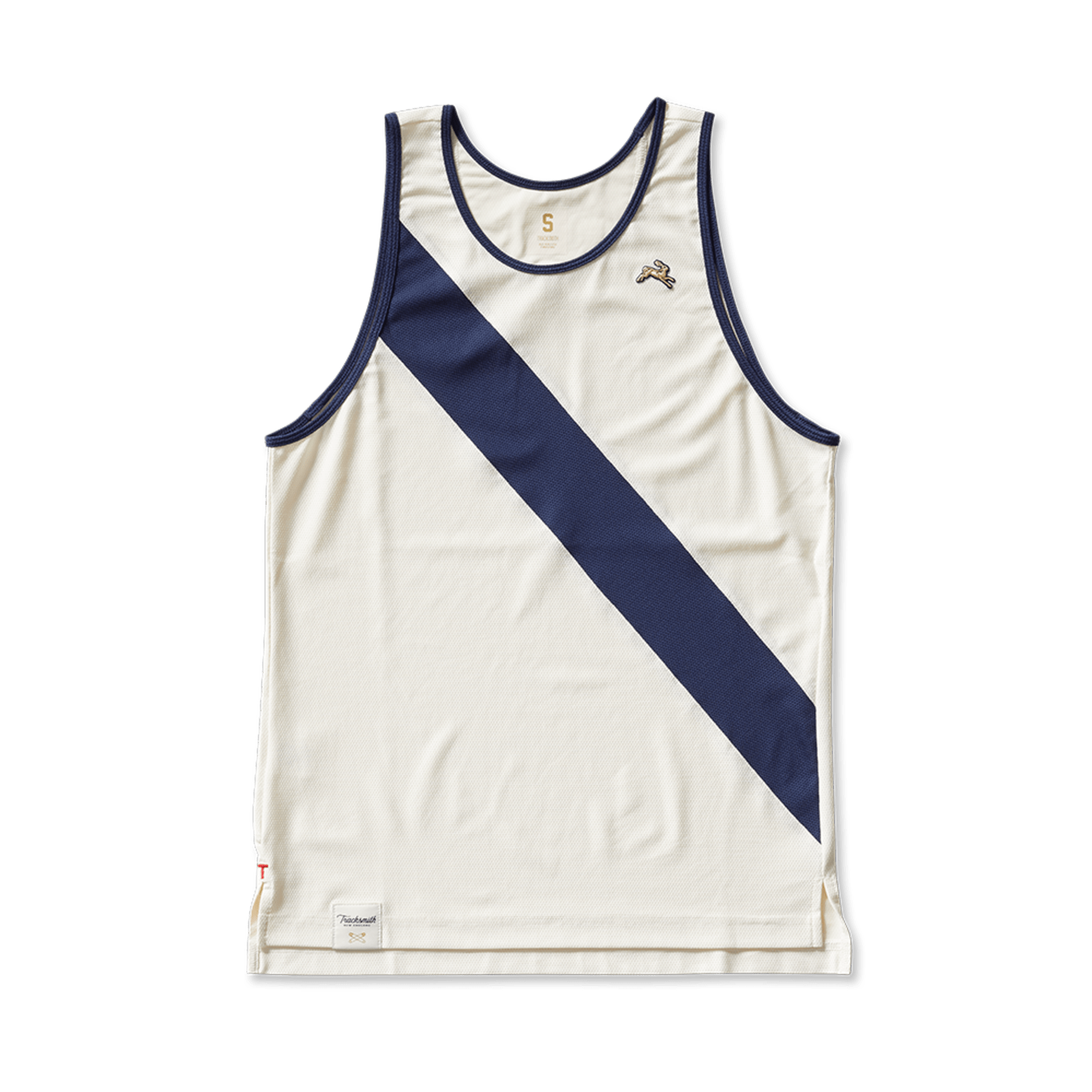 Mens | Hare A.C. Membership Singlet | Ivory/Navy