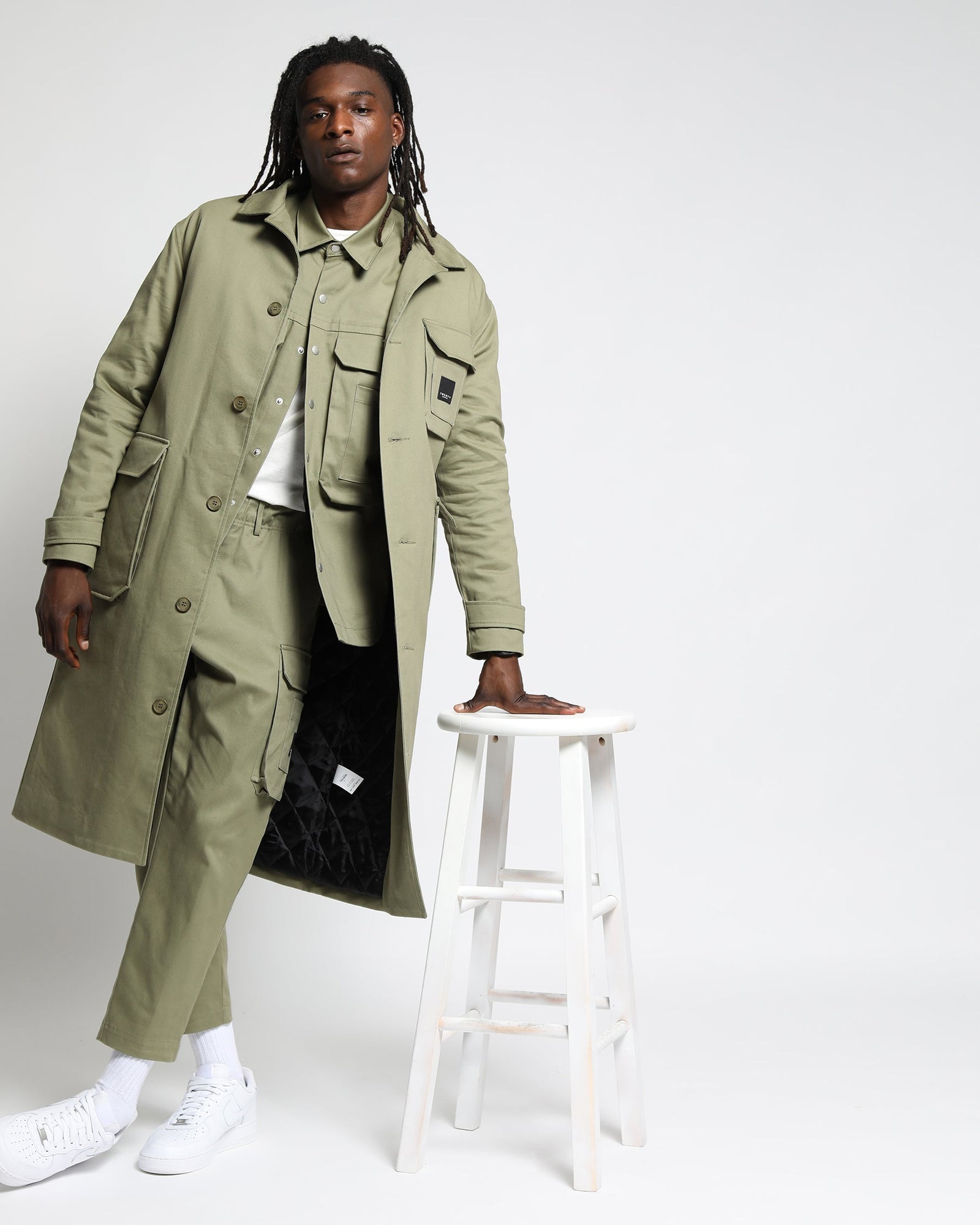 Harmony Twill Overcoat-Mens-Twenty