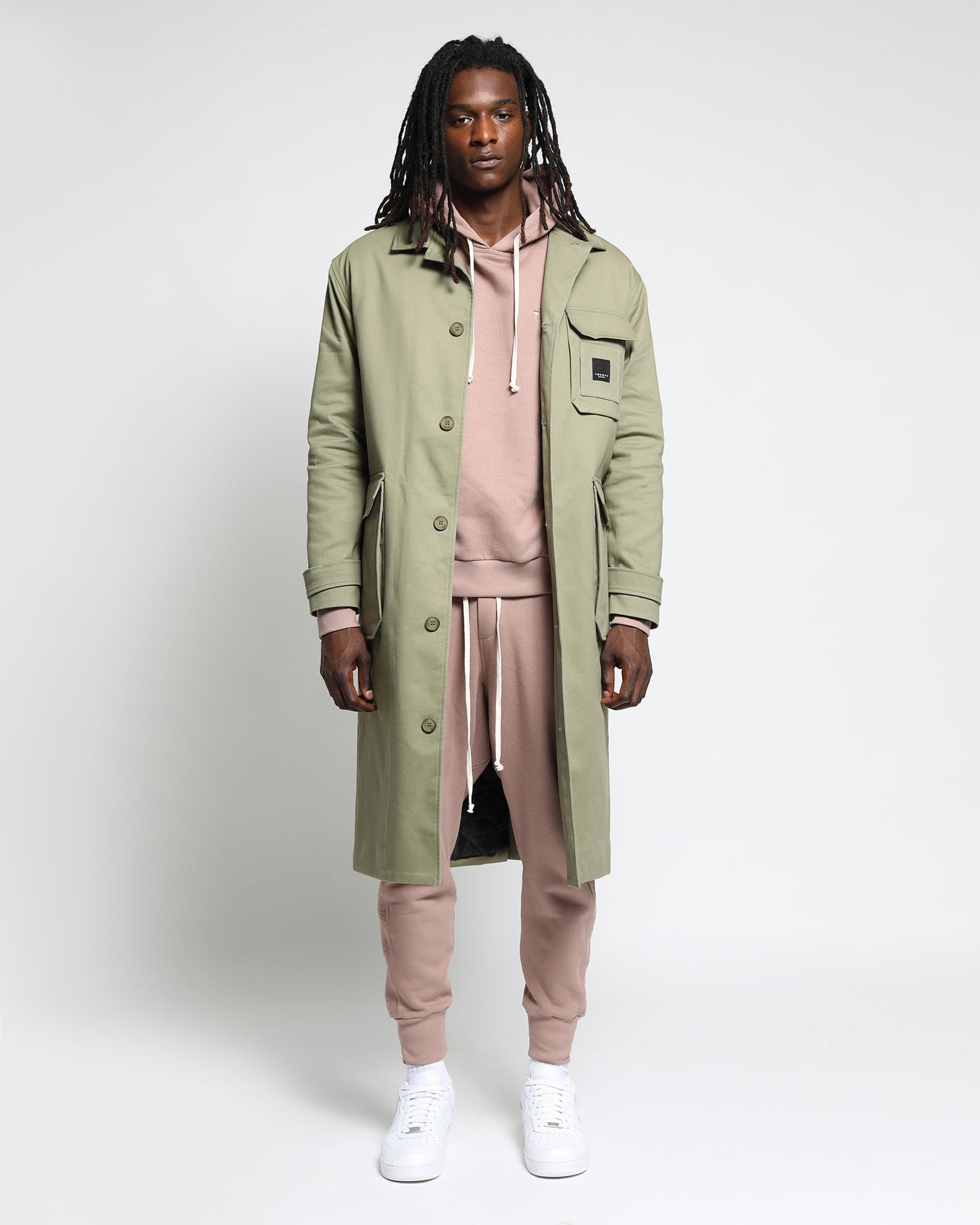 Harmony Twill Overcoat-Mens-Twenty