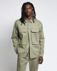 Harmony Twill Overshirt-Mens-Twenty