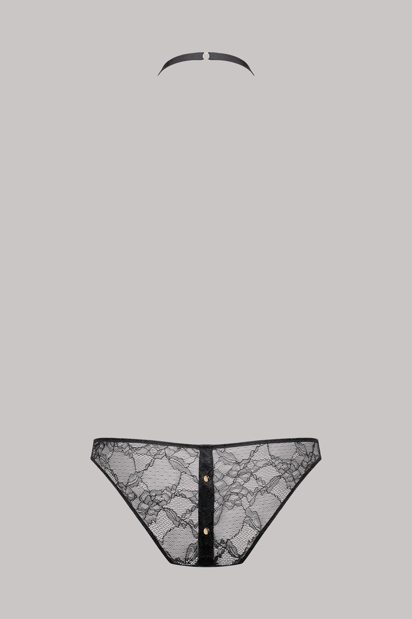 Panty with harness - Jeux Magnétiques | Black