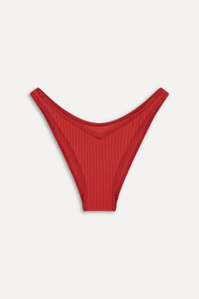 Harper Cheeky Bikini Bottom - Cherry