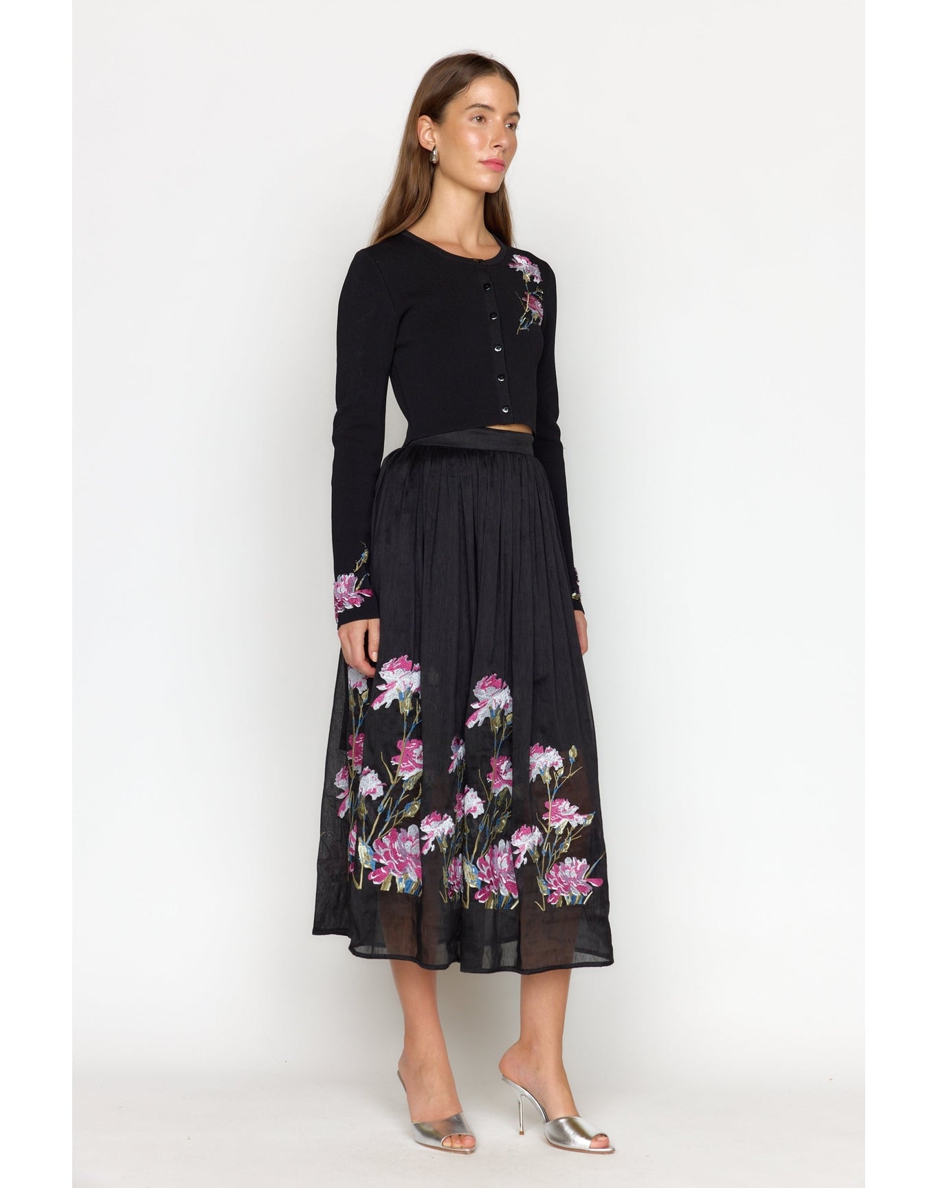 Harper Skirt | Red Orchid