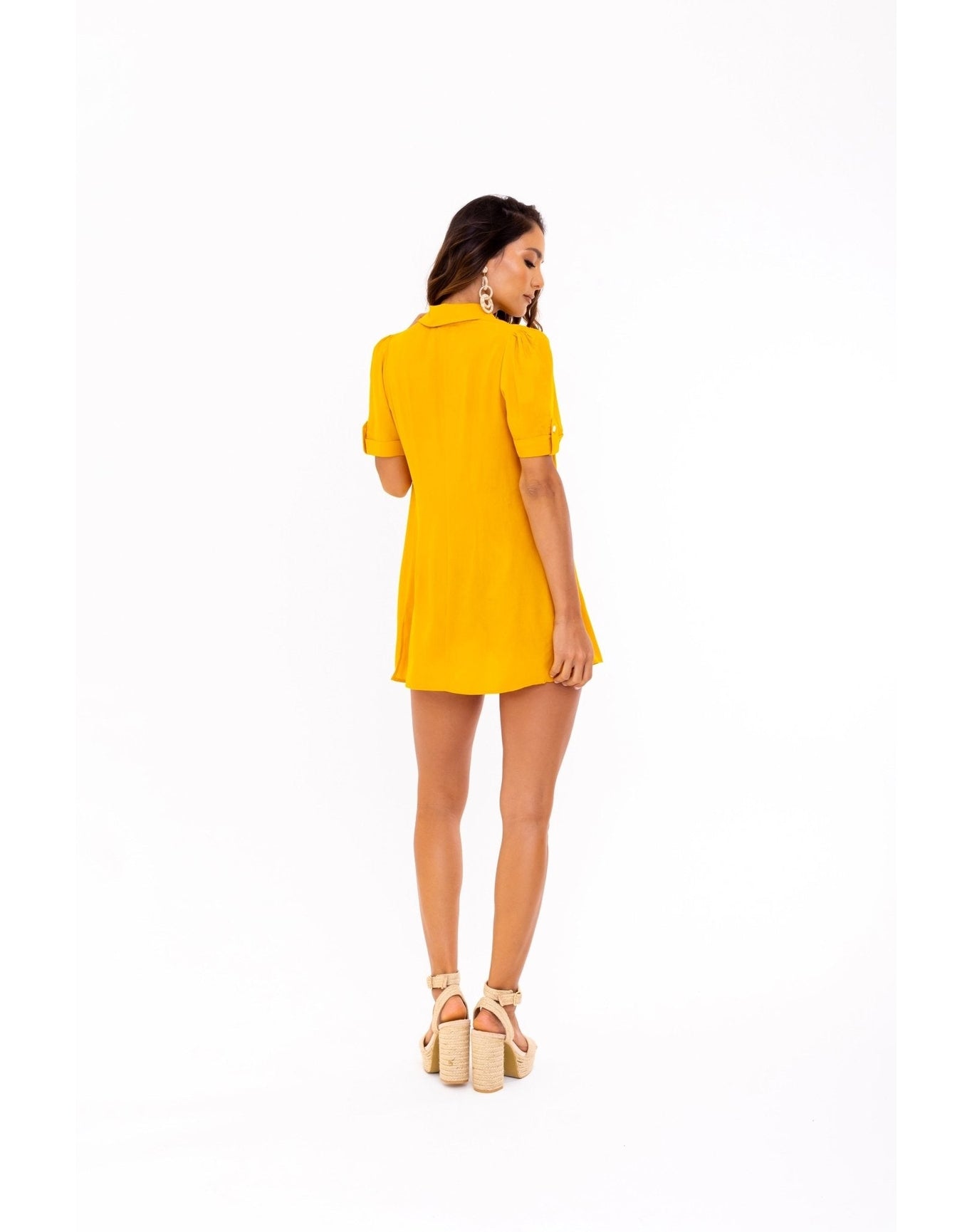 Harper T-Shirt Dress | Yellow