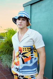 Havana Sunset Knit Shirt | Beige