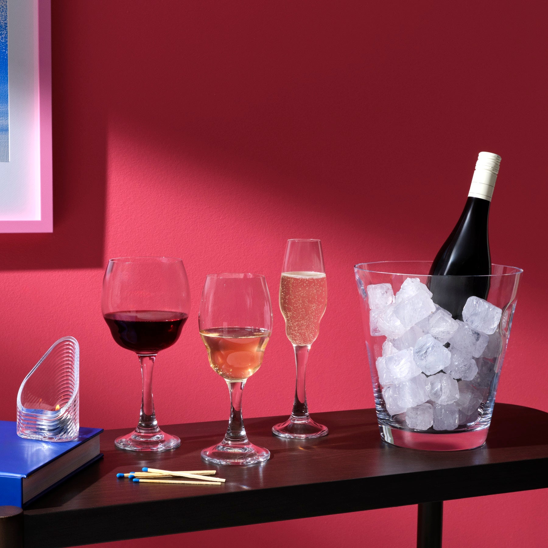 Heads Up White Wine Glasses | Clear Crystal | Set of 2
