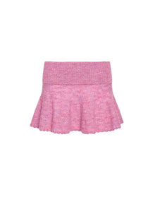 Heart Scallop Mini Skirt | Berry