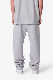 Heavy Basic Relaxed Sweatpants | Marled Grey