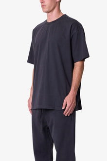 Heavy Basic Tee | Washed Black