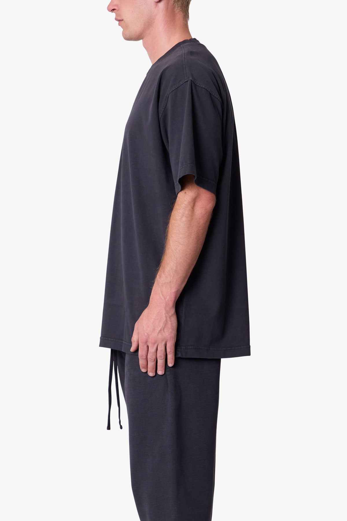 Heavy Basic Tee | Washed Black